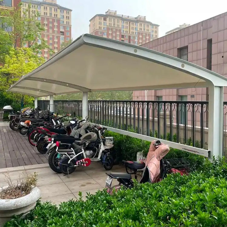 新蔡县膜结构电动车棚